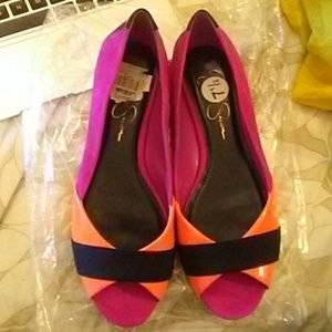 Jessica Simpson Open Toed Flats